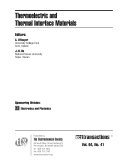 Thermoelectric and Thermal Interface Materials