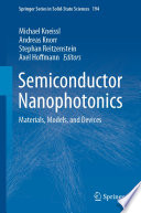 Semiconductor Nanophotonics Book