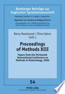 Proceedings of Methods XIII