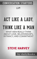 Act Like a Lady  Think Like a Man