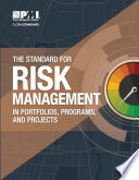 The Standard for Risk Management in Portfolios  Programs  and Projects Book PDF