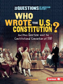 Who Wrote the U.S. Constitution? Pdf/ePub eBook