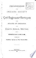 Proceedings of the Indiana Society of Civil Engineers and Surveyors at Its Annual Meeting