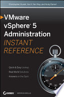 VMware vSphere 5 Administration Instant Reference Book PDF