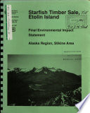 Tongass National Forest  N F    Etolin Island  Starfish Timber Sale