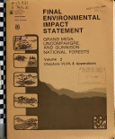 Final Environmental Impact Statement for Grand Mesa, Uncompahgre, and Gunnison National Forests