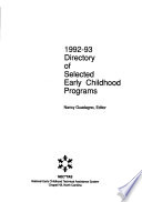 Directory of Selected Early Childhood Programs