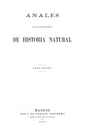 Anales de la Sociedad Espa  ola de Historia Natural
