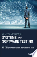 Analytic Methods in Systems and Software Testing Book