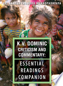 K.V. Dominic Criticism and Commentary PDF Book By Ramesh Chandra Mukhopadhyaya