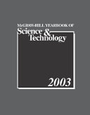 McGraw Hill 2003 Yearbook of Science   Technology