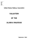 Valuation of the Alaska Railroad