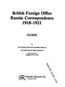 British Foreign Office Book