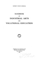 Handbook on Industrial Arts and Vocational Education