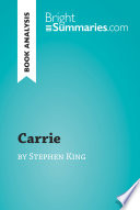 Carrie by Stephen King  Book Analysis 