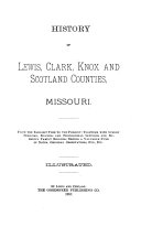 History of Lewis, Clark, Knox, and Scotland Counties, Missouri
