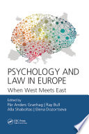 Psychology and Law in Europe Book