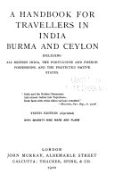 A Handbook for Travellers in India, Burma and Ceylon