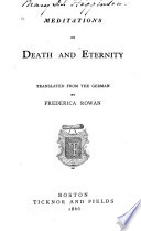 Meditations on Death and Eternity Book