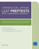 10 New Actual  Official LSAT Preptests with Comparative Reading