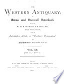 The Western Antiquary, Or, Devon and Cornwall Note Book