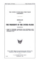 The United States-Oman Free Trade Agreement
