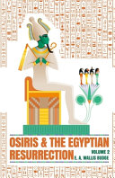 Osiris and the Egyptian Resurrection, Vol. 2 Paperback