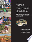 Human Dimensions of Wildlife Management Book