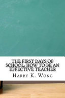 The First Days of School Book