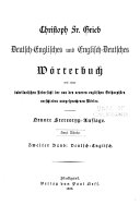 Dictionary of the English and German Languages