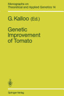 Genetic Improvement of Tomato Pdf/ePub eBook