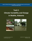Impacts of Climate Change and Variability on Transportation Systems and Infrastructure Book