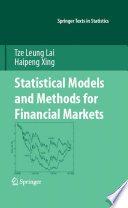 Statistical Models and Methods for Financial Markets