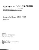Handbook of Physiology: Renal physiology