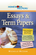 Homework Helpers: Essays & Term Papers Pdf/ePub eBook