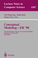 Conceptual Modeling - ER '98