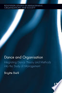 Dance and Organization Book