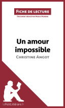 Un amour impossible de Christine Angot (Fiche de lecture)