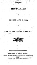 Cooper's Histories of Greece and Rome, of South and North America