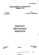 Electron Microscopy Abstracts