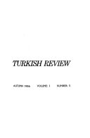 Turkish Review Quarterly Digest