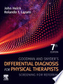 Goodman and Snyder   s Differential Diagnosis for Physical Therapists   E Book