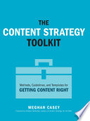 The Content Strategy Toolkit