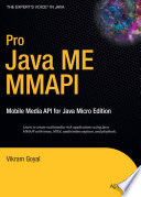 Pro Java ME MMAPI