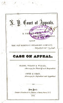 New York Court of Appeals. Records and Briefs.