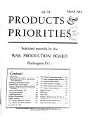 Products & Priorities