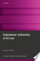 Subnational Authorities in EU Law
