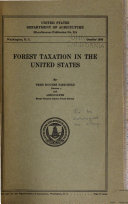 Forest Taxation in the United States