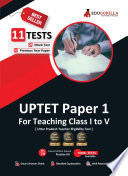 UPTET Paper 1   Primary Teachers  Class 1 5    Uttar Pradesh Teacher Eligibility Test 2022   1600  Solved Questions  8 Full length Mock Tests   3 Previous Year Papers 