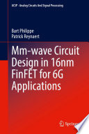 Mm wave Circuit Design in 16nm FinFET for 6G Applications